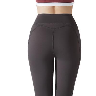 China Custom Made Seamless Girl Waisted Waisted Woman Gaiters Hot Sexy High Quality Yoga Pants Breathable for sale