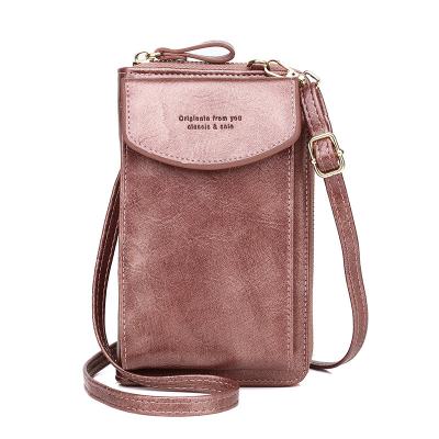 China New Fashion Waterproof Wallet One Shoulder Messenger Korean Style All Match Sports Phone Multifunctional Fashionable Mobile Accessory Bag for sale