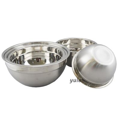 China Sustainable Amazon Seller Stainless Steel Mixing Bowl Kitchen Hot Bowl for sale