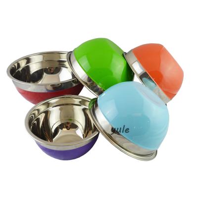 China Viable Hot Selling Mixing Bowls Colorful Salad Bowl Korean Mixing Bowls With Lids for sale