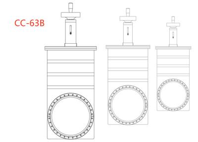 China Válvula de porta pequena DN63 do vácuo do ruído 1E+5 à flange padrão da escala ISO-F da aplicação 1E-7 à venda