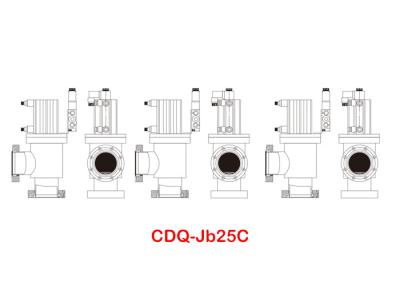 중국 소형 Vat 진공 밸브 DN25 플랜지 0.4 ~ 0.7 MPa 공기 압축 판매용