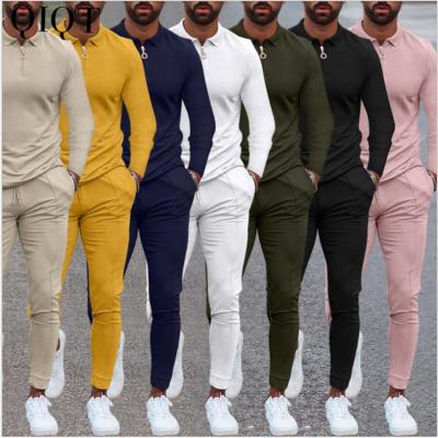 China ILOVEME QUICK DRY 2021 New Arrival Solid Color Long Sleeve Men 2 Piece Jogger Sets Mens Tracksuit Sets for sale