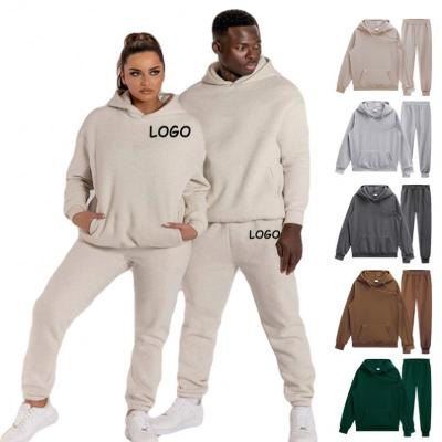 China Antibacterial Custom 2 Piece Pullover Sweatpants And Hoodie Set Mens Tracksuits Unisex Hoodie Set Tracksuits Set Tracksuits for sale