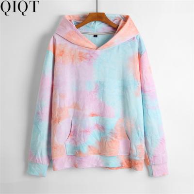 China Custom Tie Dye QUICK DRY Loose O-Neck Good Quality Hoodies Men Pullover Hoodies For Men Cotton Hoodies Mens for sale