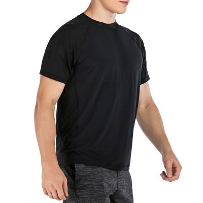 China OEM Workout Wholesale Anti-Shrink Patchwork O Neck High Quality Custom Men's Running Sport Gym T-Shirts for sale