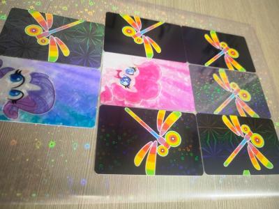 China Hologram overlay for special card/ Laser Film film /PVC coated ovelay/Laser hologram en venta