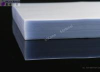 China 0.1mm A4 Size Transparent PVC Coated Overlay for sale