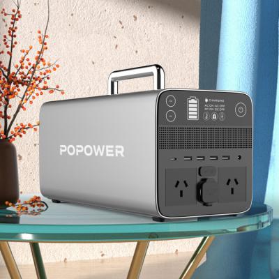 China C 2023 1000w LifePO4 POPOWER Power Station Portable Pure Sine Wave Generator Backup Bank 5-Y Portable Pure Solar Camping Guarantee for sale