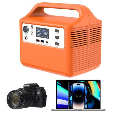 China Type C POPOWER 300w 500w Portable Power Station 110v 220v QC3.0 Emergency Lithium Battery Rechargeable Solar Generator for sale