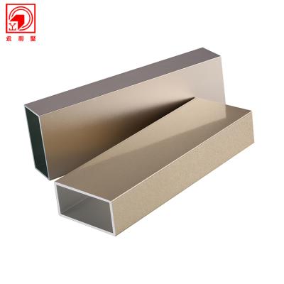 China Square Tube 6066 8mm Aluminum Square Size Aluminum Extrusion Tubing 6061 for sale