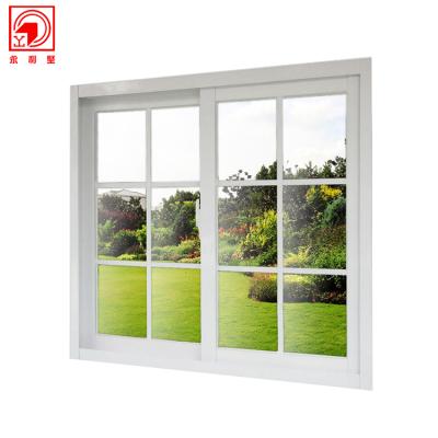 China Best Burglar Bar Modern Aluminum Chandelier House Double Sliding Slide Windows For Sale for sale