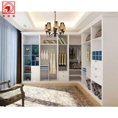 China Wardrobe Yonglijian All Aluminum Sample Custom White Without Door Aluminum Bedroom Wardrobe for sale