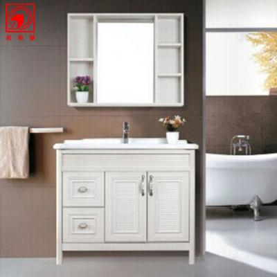 China Modern Yonglijian All Aluminum Laundry Tub With Cabinet , Domestic Central Bathroom Cabinet Price for sale