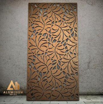 China Modern hollow carved brown aluminum veneer for sale