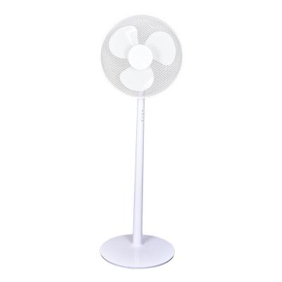 China New Model Elegant Quiet 16 Inch 45w ABS Plastic Round Pedestal Stand Vertical 90 Degree Swing and Tilt Fan for sale