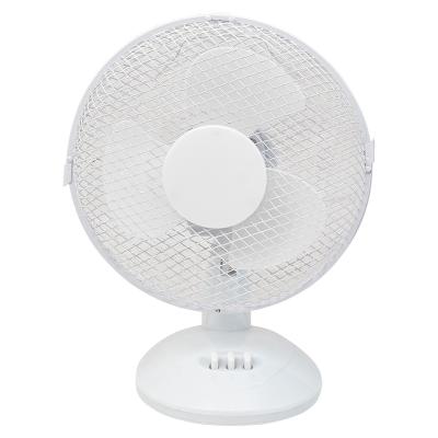 China 90 Degree Swing and Tilt 26 Degree Desktop Fan 9inch Silent Plastic High Quality Small Personal Electric Fan for sale