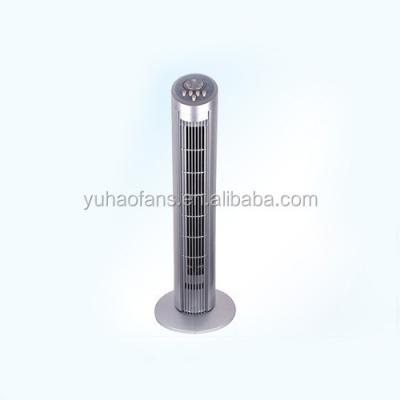 China Metal Silver Color 29 Inch Home Applliance 3 Speed ​​Tower Fan With 120 Minute Timer for sale