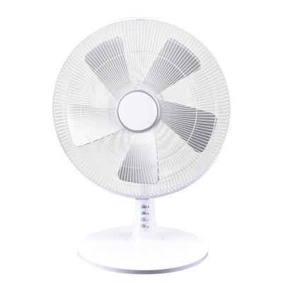 China 90 Degree Swing And 60 Degree Tilt EU Appearance Patented Design 16 Inch Electric Table Fan High Air Flow for sale