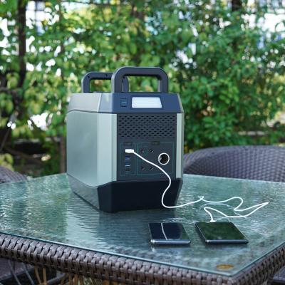 China New Hot Wholesale Amazon Sales 1500W Wireless Charging Power Station Generator AC 220V/110V 1000W Rechargeable Solar Portable Power Station for sale