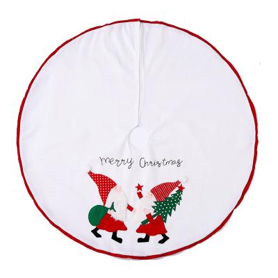 China Cheap Velvet Country Style Christmas Tree Skirt For Christmas Tree Decorations for sale