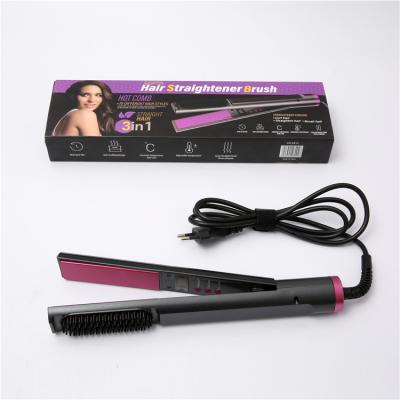 China Hotel Style Setter Hair Straightener Titanium Flat Iron Flat Iron Flats Hair Floating Iron With Negative Ion Conditioning for sale