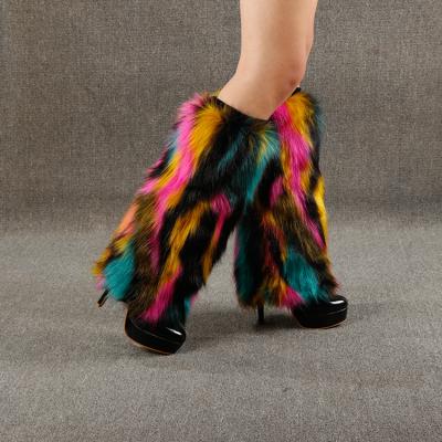 China Cozy Patterns for Fur Leg Warmers, Stylish Leg Warmers, Rabbit Fur Leg Warmer Socks for sale