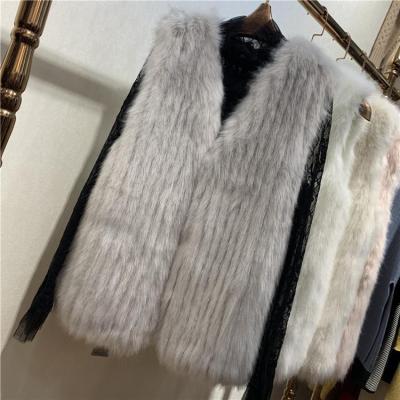 China Fashion Breathable Luxury Winter Natural Length Without Collar Real Fur Jacket Full Color Leather Fur Coat For Women for sale