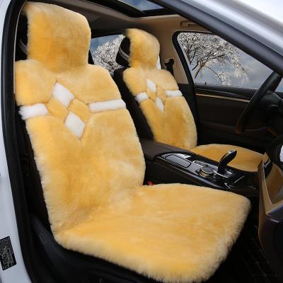 China Protect Car Inner Genuine Sheepskin Car Seat Covers For Car Covers Seat Car for sale