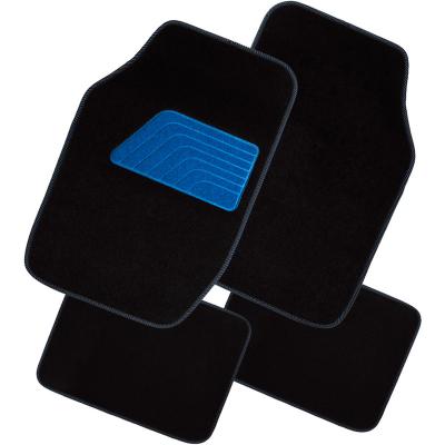 China Anti-skidding.clean 4 Pcs Floor Mats Car Floor Mats With Heel Protection Front And Rear Mats Universal Fit For Suvs, Sedans, Vans for sale