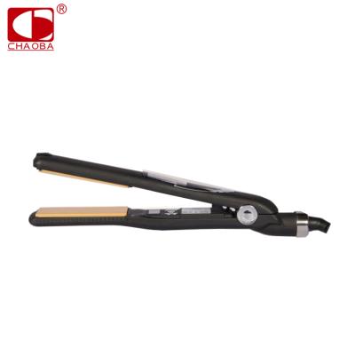 China Hotel CB-9233 CHAOBA Cheapest Hot Sale Professional Hair Straightener Fast Steam Flat Iron for sale