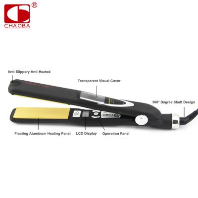 China Hotel CB-9233 CHAOBA Wholesale High Quality 2 in 1 Professional Hair Straightener Curling Iron for sale