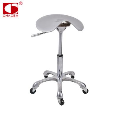 China CHAOBA Modern Hot Selling High Grade Stainless Steel Beauty Stool Salon Styling Stool Salon Furniture for sale