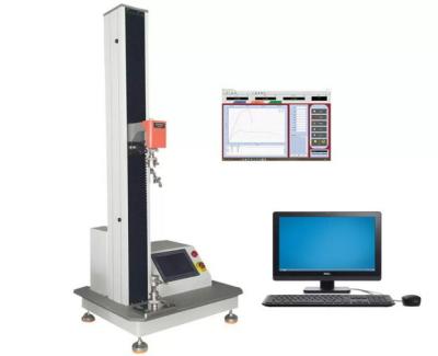 China Computer Software single column tensile testing machine max capacity 5KN Stroke 850mm zu verkaufen