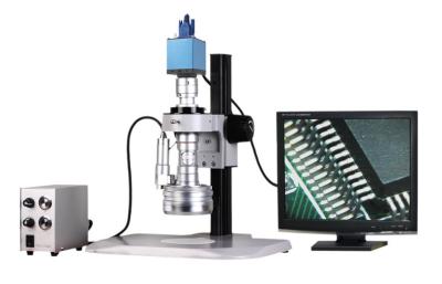 Chine Rapport optique 25X - 152X a motorisé le microscope stéréo du bourdonnement 3D avec la caméra couleur de VGA à vendre