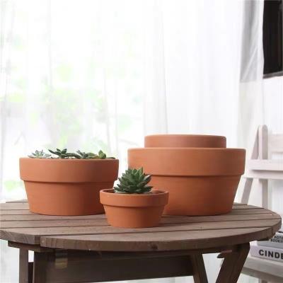 China High quality international flower pots country terracotta pots short planting succulent planters pots for sale