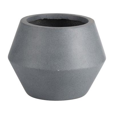 China Corrosion Resistance 30*30*31Cm Home Outdoor Garden Tree Planter Docarative Small Handcraft The Flower Pot Fiberglass Planter for sale