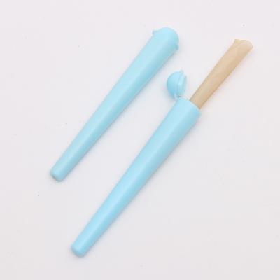 China Healthy Smoking Plastic Pre Cone 12*2cm Blue for sale