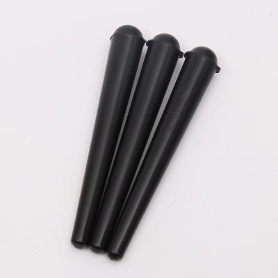 China Healthy smoking cone 12*2cm pre black plastic for sale