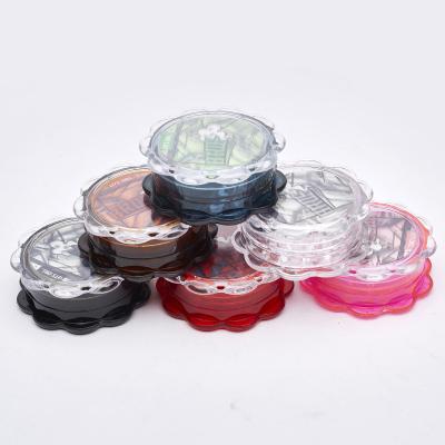 China Popular wholesale custom logo plastic grinder smoking plastic grinders with good price for sale