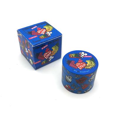 China Custom Cigarette Grinder BROS Brand Metal Grinders For Smoking Accessories 40mm - Blue Color Grinders for sale