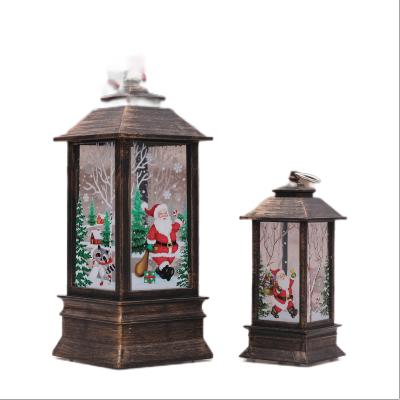 China Home Decoration New Product Christmas Decoration Gifts Led Hanging Wind Lantern Decoration Lights Christmas Decorative Lantern for sale