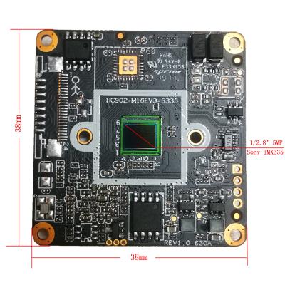 China 5MP IP Camera Low-illumination HD Network Camera Module Hisilicon 3516EV300+Sony IMX 335 CMOS Sensor IM50L35 for sale