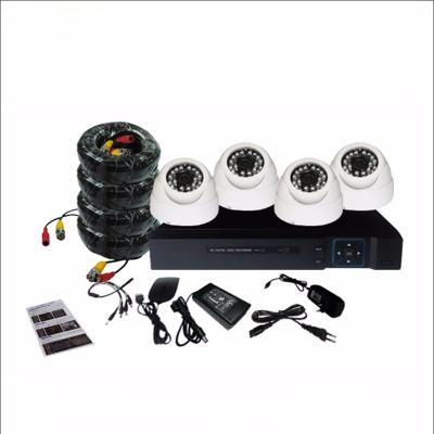 China Best selling 4ch dvr kit cms h264 dvr download cctv Sony 700tvl dome camera DVK02 for sale