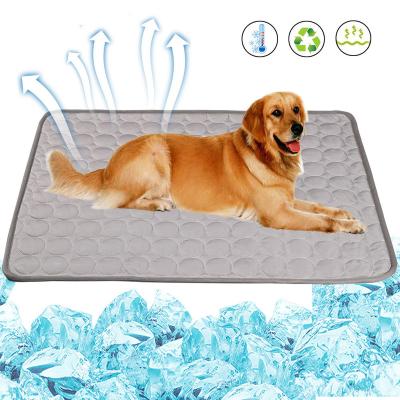 China Portable Sofa Mats For Dogs Visiting Yoga Sleep Puppy Cushion Cover Cat Sofa Pet Cat Cooling Mat Blanket Summer Viable Dog Bed Ice for sale