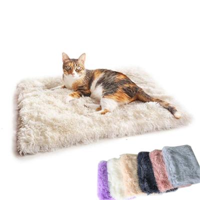 China Durable Soft Dog Blanket Cat Bed Mat Long Plush Double Layer Warm Fluffy Deep Sleep Blanket For Small Medium Large Dogs Mattress for sale