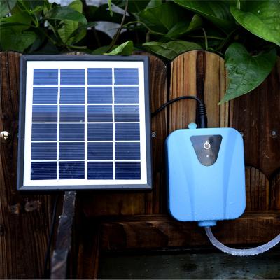 China Mini Aquarium Solar Fish Compressor Solar Powered Solar Water Feature Compressor Oxygen Pump Kit for Pond and Garden for sale