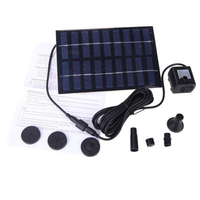 China No Need Electricity Fountain Pool Water Pump Outdoor Solar Powered Garden Watering For Garden Decoration for sale