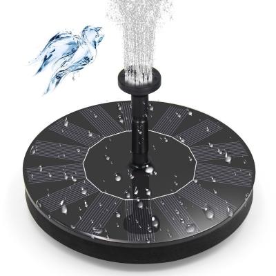 China Plastic Solar Powered Fountain Pump 1.4W Solar Powered Floating Fountain Pump Solar Fountain Pump Bowl for Garden and Patio for sale