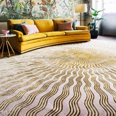 China Washable New Zealand Handtufted Rugs 100% Pure Wool Blankets Modern Customized Living Room for sale